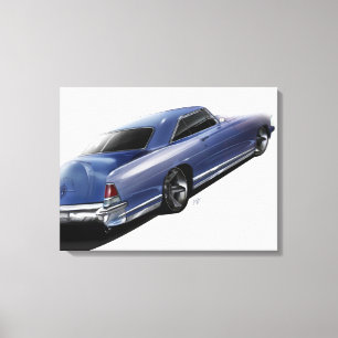 Lincoln 1956 kontinental leinwanddruck
