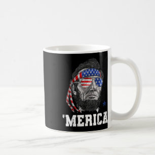 Lincoln 4. Juli Merica Männer Frauen amerikanische Kaffeetasse