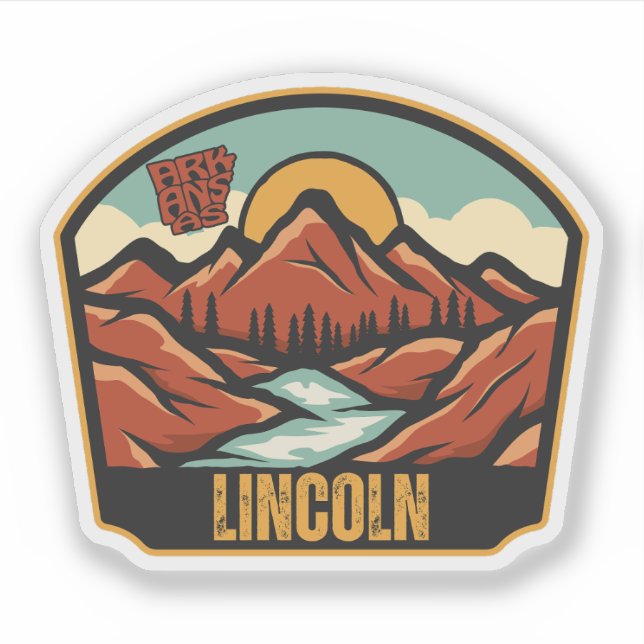 Lincoln, Arkansas Aufkleber (Vorderseite)