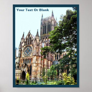 Lincoln Cathedral Lebensmitteltasche Poster