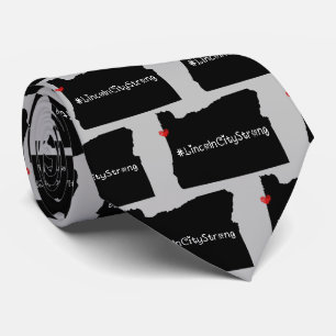 Lincoln City Strong Heart Black Krawatte