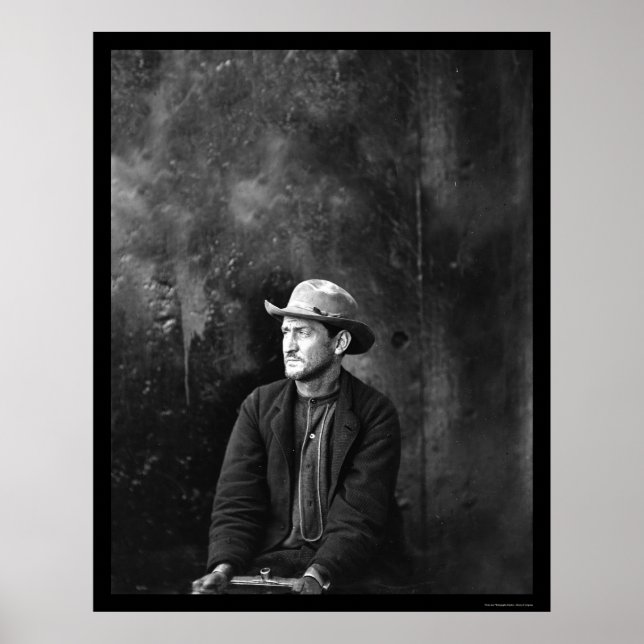 Lincoln Conspirator Edward Spangler 1865 Poster (Vorne)