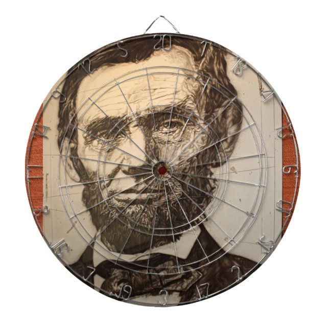 Lincoln Dartboard Dartscheibe (vorne)
