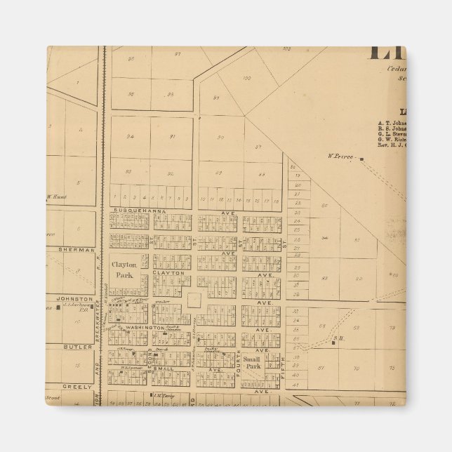 Lincoln Delaware Magnet (Vorne)