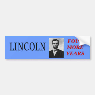Lincoln für Präsidenten Autoaufkleber