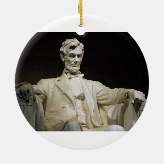 Lincoln-Gedenkstätte Keramik Ornament (Hinten)