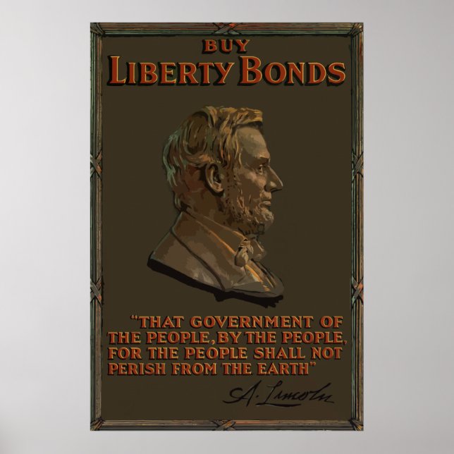 Lincoln Gettysburg-Adressenangebot Poster (Vorne)