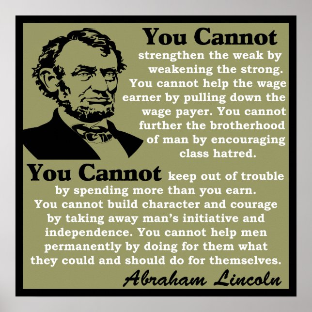 Lincoln: Hilf dir selbst! Poster (Vorne)