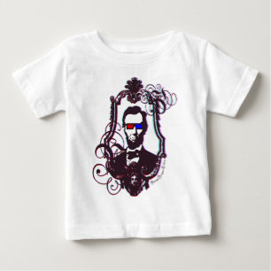 Lincoln in 3D Glasses Baby T-shirt