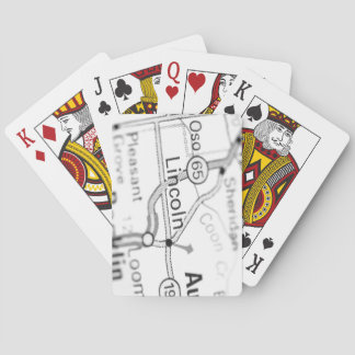 Lincoln, Kalifornien, Karten für Kartenspielen Spielkarten