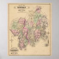 Lincoln Landkreis, Sagadahoc Landkreis