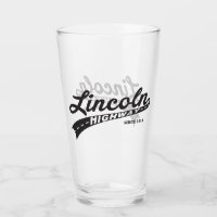 Lincoln-Landstraßen-Glas-Trommel