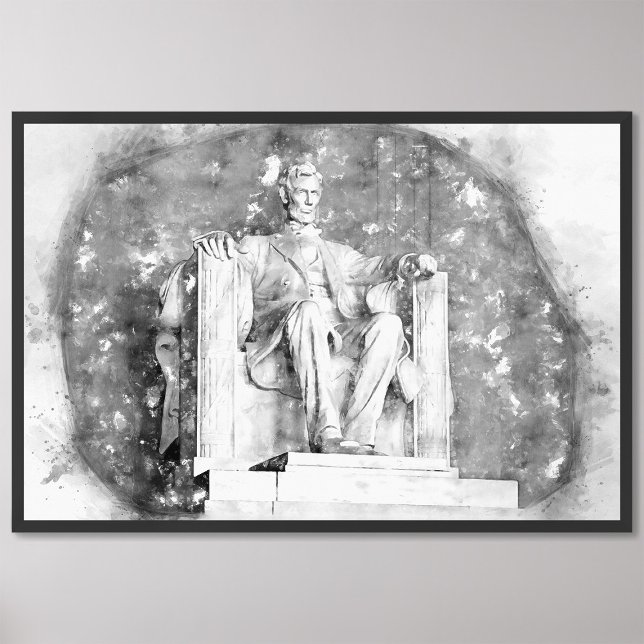 Lincoln Memorial Aqucolor Fotodruck (Von Creator hochgeladen)