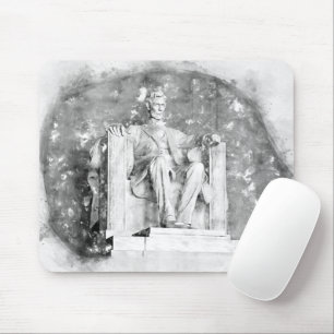 Lincoln Memorial Aqucolor Mousepad