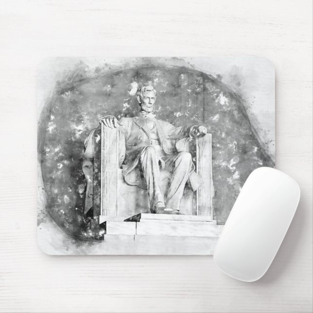 Lincoln Memorial Aqucolor Mousepad (Mit Mouse)