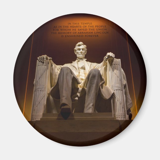 Lincoln Memorial At Night - Washington D.C. Magnet (Vorne)