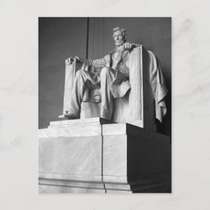 Lincoln Memorial B&W Grey Carte postale