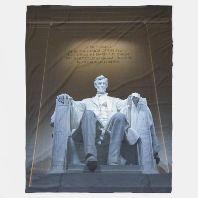 LINCOLN MEMORIAL FLEECEDECKE (Vorderseite)