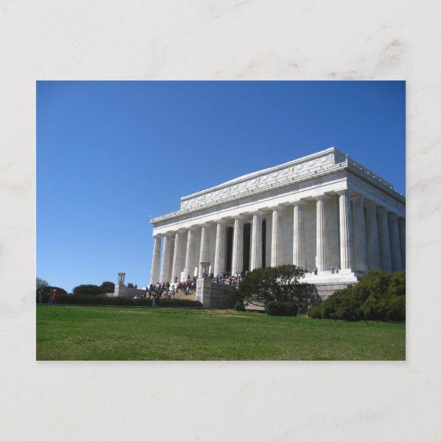 Lincoln Memorial in Springtime Postkarte (Vorderseite)