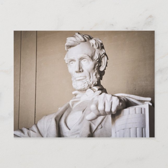 Lincoln Memorial in Washington DC Postkarte (Vorderseite)