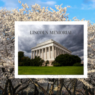 Lincoln Memorial Pillars, National Mall, Memorial Postkarte
