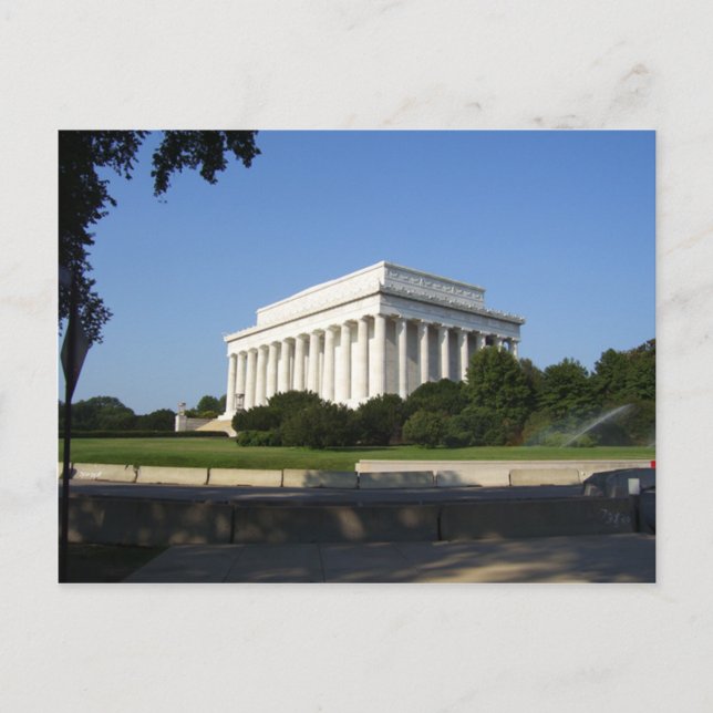 Lincoln Memorial Postcard Postkarte (Vorderseite)