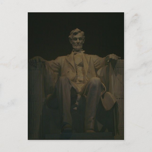 Lincoln Memorial Postkarte (Vorderseite)