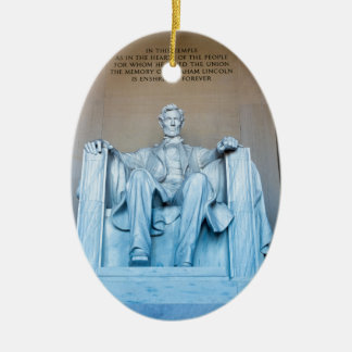 Lincoln Memorial Skulptur Washington DC Keramikornament