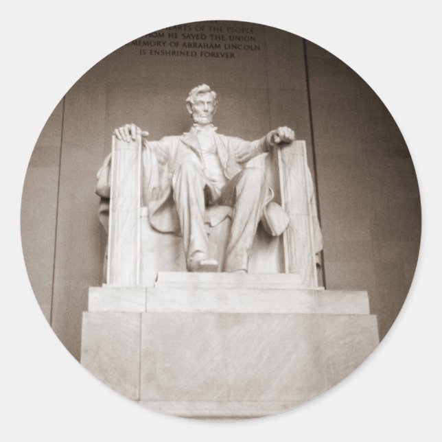 Lincoln Memorial Stickers (Vorderseite)