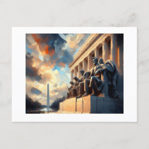 Lincoln Memorial, Washington D.C.  Postkarte