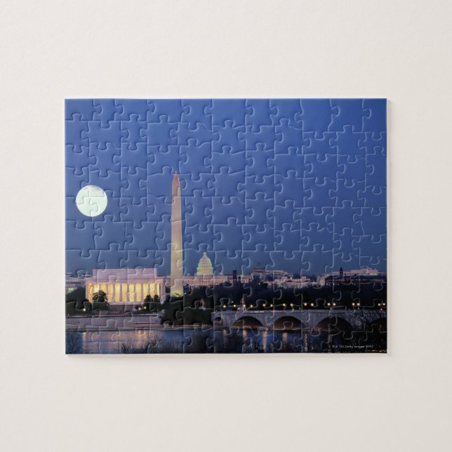 Lincoln Memorial, Washington Monument, USA (Horizontal)