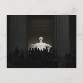 Lincoln Memorial zur Nachtpostkarte Postkarte
