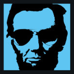 Lincoln mit Aviator-Sonnenbrille (schwarz) Poster<br><div class="desc">Cool,  angesagt UND patriotisch...  Honest Abe Lincoln mit einer Sonnenbrille im Luftschiff. Sie können die Größe des Bildes ändern,  wenn Sie möchten... Wählen Sie verschiedene Poster-Größen,  drehen Sie das Bild,  ändern Sie die Bildgröße und ändern Sie die Hintergrundfarbe. Auch in anderen Bildfarben verfügbar.</div>