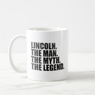 Lincoln Name, Lincoln Der Mann Der Mythos Die Lege Kaffeetasse