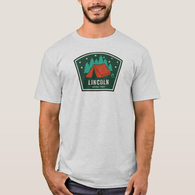 Lincoln National Forest Camping T-Shirt (Vorderseite)