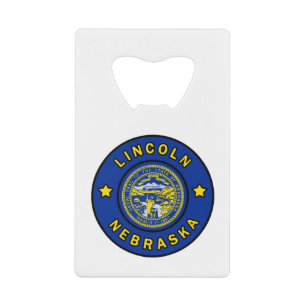 Lincoln Nebraska Geldbeutel Flaschenöffner