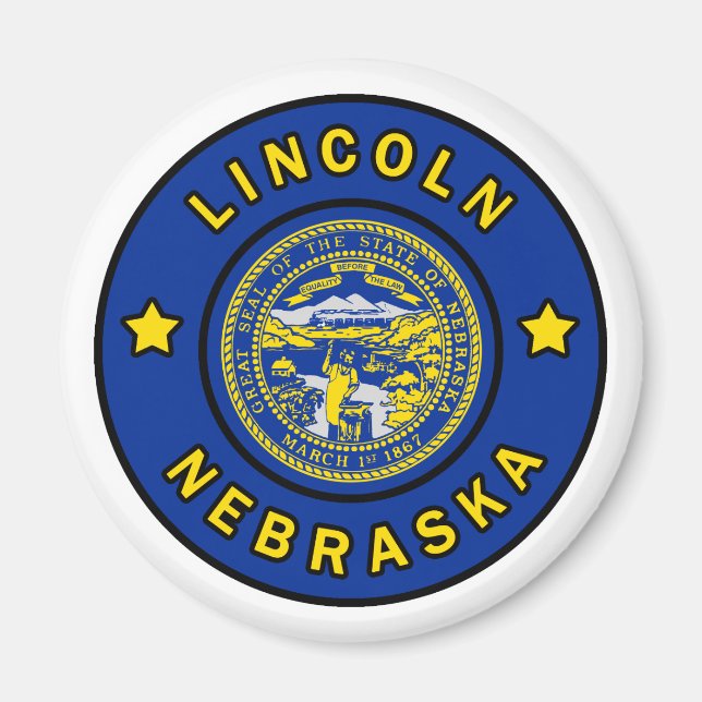 Lincoln Nebraska Magnet (Vorne)