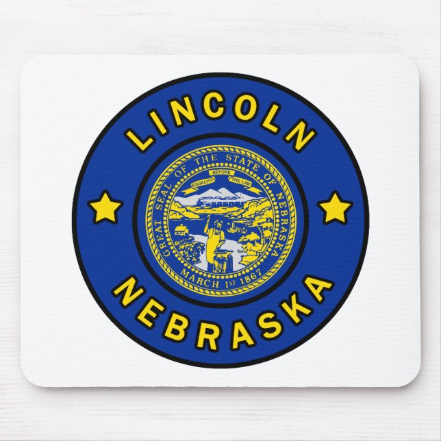 Lincoln Nebraska Mousepad (Vorne)