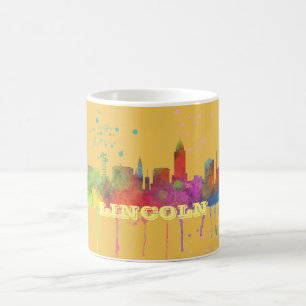 LINCOLN, NEBRASKA-SKYLINE KAFFEETASSE