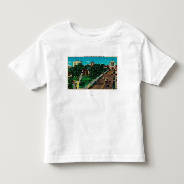 Lincoln Park, das Bibliothek u. Rathaus zeigt Kleinkind T-shirt (Vorderseite)