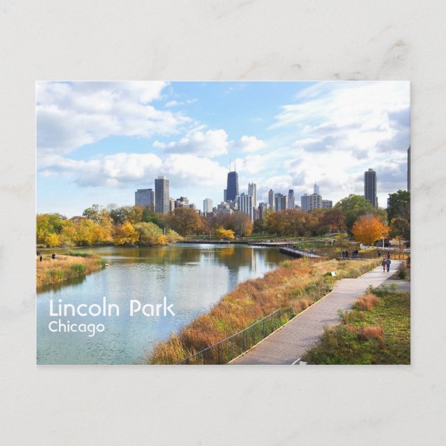 Lincoln Park Postkarte (Vorderseite)