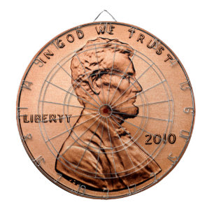 LINCOLN PENNY DARTSCHEIBE