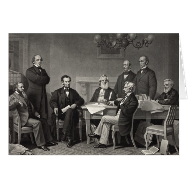 Lincoln Reading the Emanzipation Proclamation (Vorderseite (Horizontal))