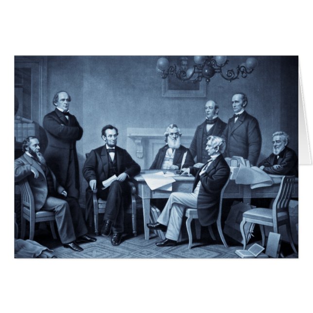 Lincoln Reading the Emanzipation Proclamation (Vorderseite (Horizontal))