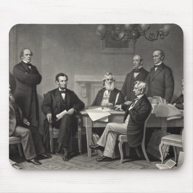 Lincoln Reading the Emanzipation Proclamation Mousepad (Vorne)