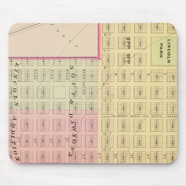 Lincoln South, Nebraska Mousepad (Vorne)
