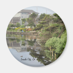 Lincoln-Stadt Oregon Magnet