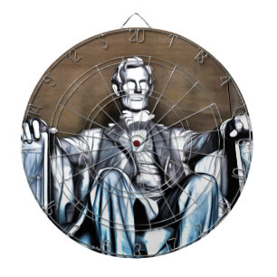 Lincoln Statue Dartscheibe