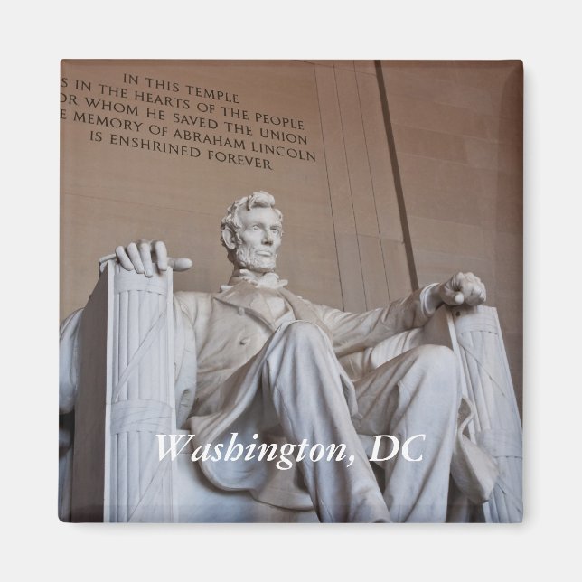 Lincoln Statue Magnet (Vorne)