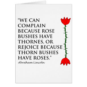 Lincoln : sur Thornes et roses (on s'est levé).